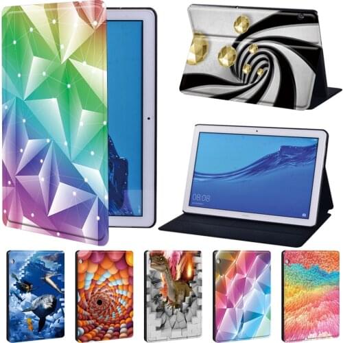 Tablet Lightweight Shell Case for Huawei MediaPad T3 8.0/T3 10 9.6"/T5 10 10.1"/M5 Lite 10.1"/M5 10.8" Shockproof Tablet Case