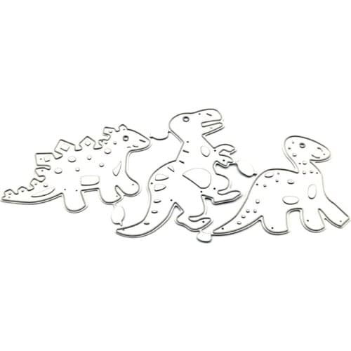 Dinosaur Metal Cutting Dies Stencil DIY Scrapbooking Album Paper Card Template Mold Embossing Craft Decoration Drop Shipping