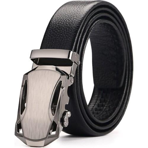 Hot Sale Belts For Men Automatic Buckle Male Genuine Leather Strap Designer Belts Men High Quality Girdle Wide Cinto
