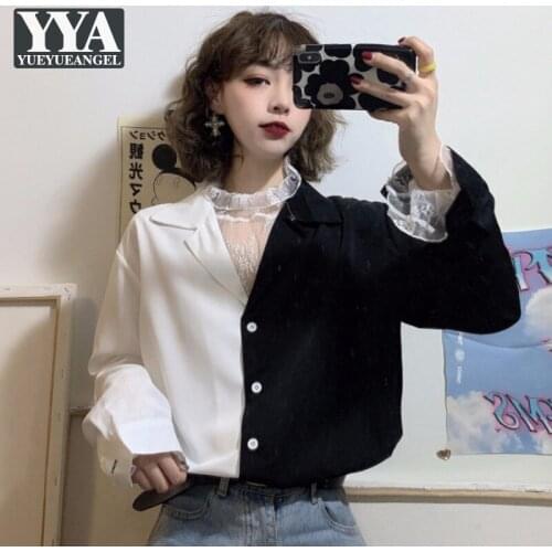 YueYueAngel Womens White Shirts