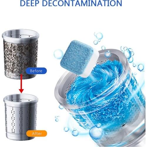 1PC Multifunctional Effervescent Spray Cleaner Washing Machine Home Cleaning Cleaner Washer Remover Tablets Deodorant