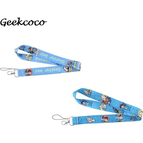10pcs/lot J1796 Cartoon Character Neck Straps Lanyards For Keys ID Card Pass Gym Mobile Phone USB DIY Badge Holder