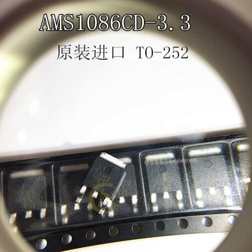 20PCS AMS1086CD-3.3 TO-252 power step-down transformer linear regulator "original products