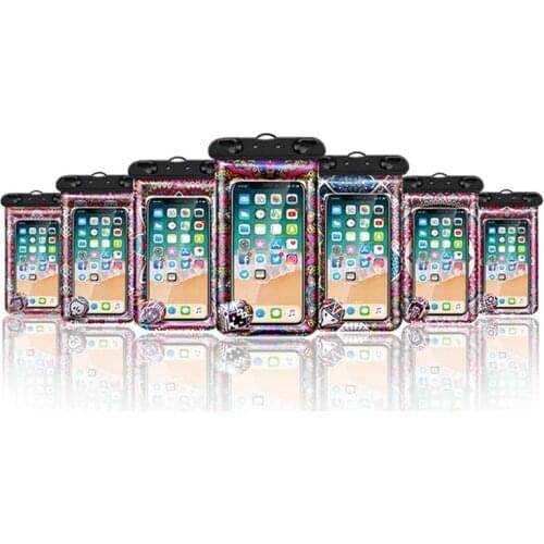 6 inch imported PVC Phone Double airbag Waterproof Bag Swimming MTB Mobile Phone Bags Outdoor Diving Fishing Pocket