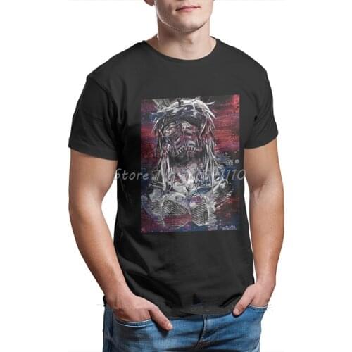 Dorohedoro Caiman Shin Manga Anime Creative TShirt for Men Nikaido Round Neck Pure Cotton T Shirt Hip Hop Gifts OutdoorWear