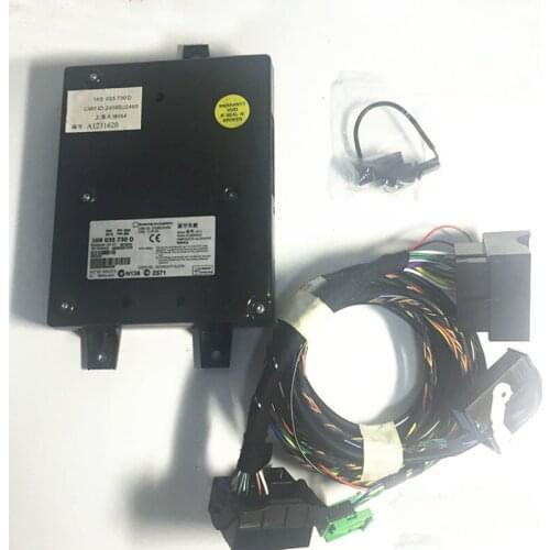 Rns510 9w2 9w7 9zz car radio module, Bluetooth, direct plug, wireless microphone harness, 1k8035730d