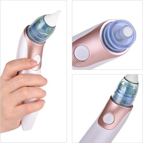 Baby Electric Nasal Aspirator Nose Cleaner USB Newborn Nasal Congestion Nasal Suction Device Safe Nose Snot Cleaner For Boy Girl