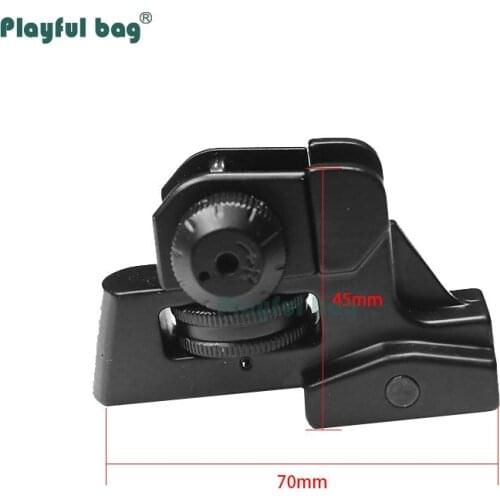 Playful bag CQB rear sight CS tactic sight Decorative accessory Outdoor CS game toys equipment CS toys AQA65