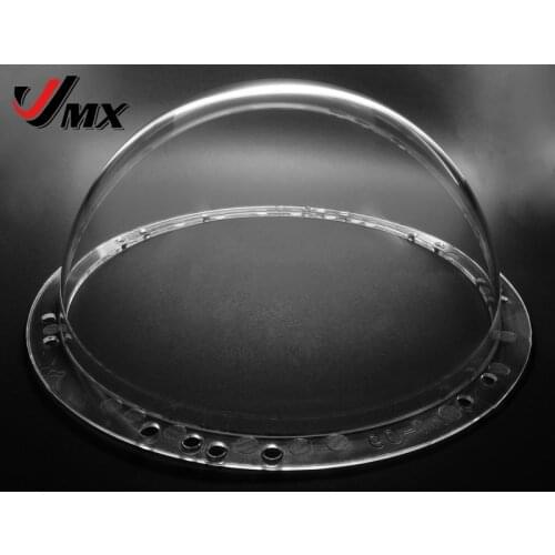 JMX 9 INCH Acrylic / PC Indoor / Outdoor CCTV Replacement Clear Camera Dome Housing Security Dome Camera Cover