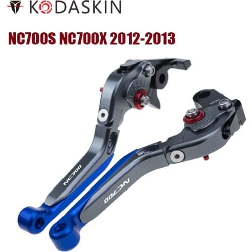 KODASKIN Folding Extendable Brake Clutch Levers for Honda NC700S NC700X 2012-2013