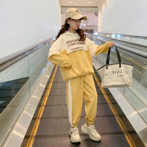 Girls Clothing Set Children 2021 Spring Autumn Sports Suit Long Sleeve Girls Tracksuits for Kids Clothes 4 6 8 10 12 14 Years