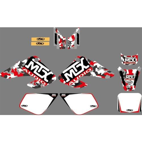 Motorcycle Team Graphic & Backgrounds Decal Stiker Kits for Honda XR50 2000 2001 2002 2003 2000 2001 2002 2003