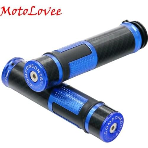 MotoLovee Motorcycle Grips Handlebar Grip Universal Modification Parts Aluminum Alloy CNC Scooter Motorbike Refit Accessories