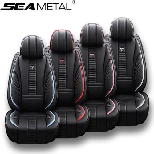 New Luxury Car Seat Cover Artificial Leather Automobiles Seat Covers Universal for 5 Seats Vehicle Seat Protector Cushion Goods