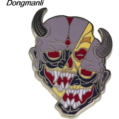 P5619 Dongmanli Terror Japan Enamel Pins Brooches Women Men Backpack Bags Badge Fashion Lapel Jewelry Gifts