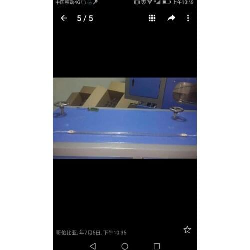 Carbon Twin Tube IR Heating Lamp for Plastic Welding