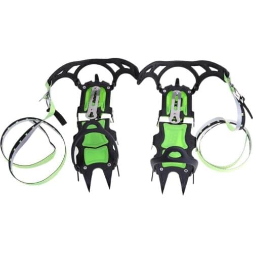 Fourteen Teeth Mountaineering Equipment Climbing Gear Hiking Boots Crampons Professional Ice Axe Ice Grippers