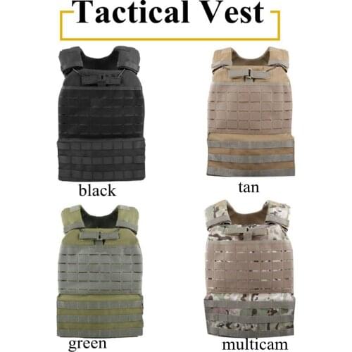 Military Tactical Vest Men Airsoft Paintball Camouflage Molle Hunting Vest Assault Outdoor CS Shooting Vests