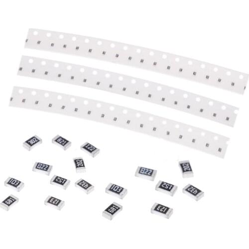 100Pcs 0805 SMD 1/4W 0R ~ 10M chip resistor 0 10R 100R 220R 330R 470R 1K 4.7K 10K 47K 100K 0 10 100 330 470 ohm