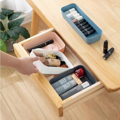 3pc/Set Plastic Kitchen Drawer Storage Organizer Degradable Material Storage Divider Kitchen Tools Grocery Storage Tray