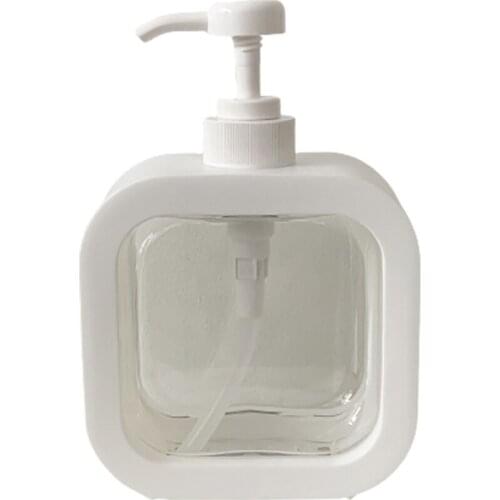 500ml Plastic Empty Bottle Press Type Portable Bathroom Storage Sub Bottling For Liquids Emulsion Shampoo Refillable Bottles