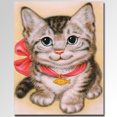 Diamond painting 5d cat Home Resin Diamond Painting animal full drill square/roumd DIY Diamond embroidery