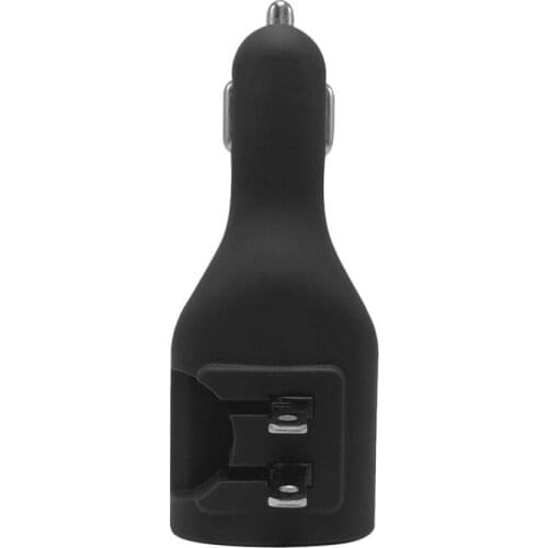Car Wall Charger Dual USB Port 1 For 2 Portable Charger With Foldable Plug For Travel Home 2.1A