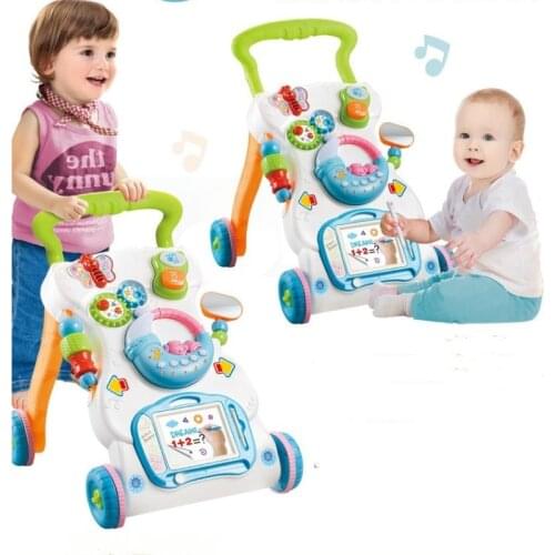 Baby walker Suitable for early childhood learning Assistant multifunctional toddler trolley Sit-to-Stand Walker