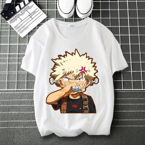 My Hero Academia Asui Tsuyu LOGO Printed Soft T-Shirt O-Neck Short Sleeve Modal Top Shirts