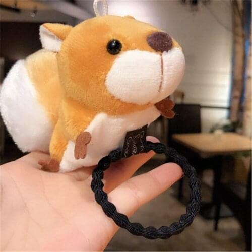 Small Plush Squirrel Toy , Pendant , Hair Animal Doll Soft Gift Stuffed Toy For Girls