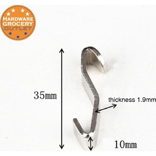 Small S shape Hanger Art Work Show Picture Frame Hangers 10pcs