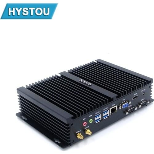 I7 5550U Mini PC Windows 10 Intel Core i3 4010U i5 4200U Fanless Industrial Computer Dual Band WIFI 1 LAN 1 HDMI