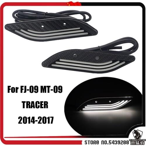 NEW Motorcycle hand guard Decorative lights Knuckle Guard LED Kit For YAMAHA FJ 09 MT 09 MT09 FJ09 TRACER 2014 2015 2016 2017