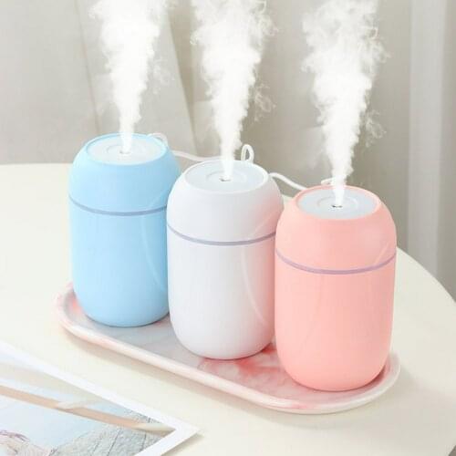 Portable USB Air Humidifier 260ml Ultrasonic Aroma Essential Oil Diffuser Cool Mist Purifier Aromatherapy For Car Home