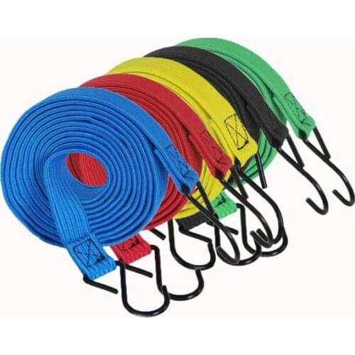 Motorcycle electric bicycle box strap luggage rope rubber elastic rope 80CM