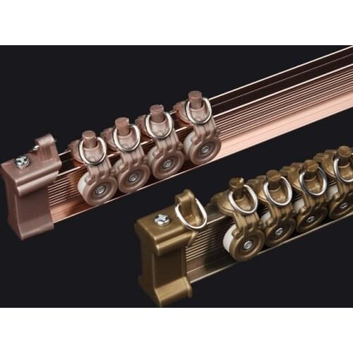 Curtain rail White Modern style Visible Track Nano Silencer Curtains accessories Plastic Bendable Curtain track