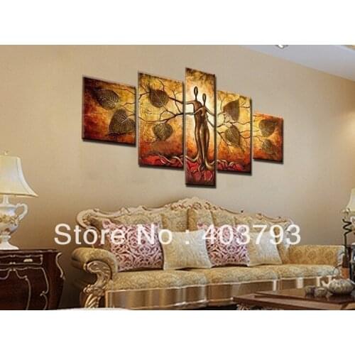Modern abstract fashion oil painting on canvas Huage wall art abstract love forever shipping