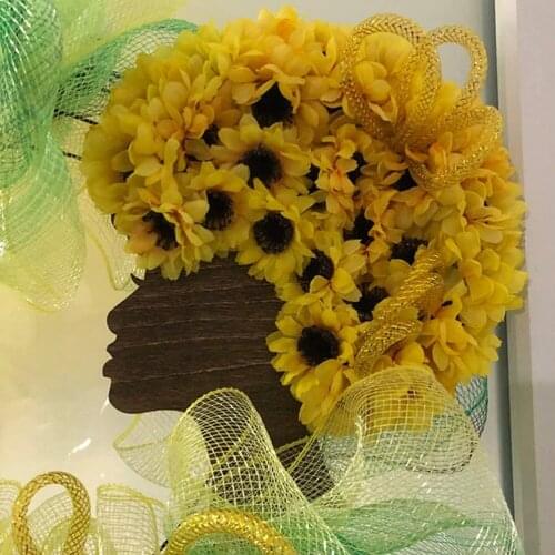 Craft Stencil Mother Pattern Pendant DIY Wooden Board African Girl Design Mothers Day Gift