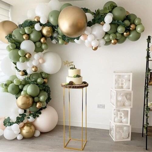 Party Green Balloon Garland Wedding Decoration Arch Set Party Baby Shower Jungle Safari Balloons Birthday Anniversary Party Supp