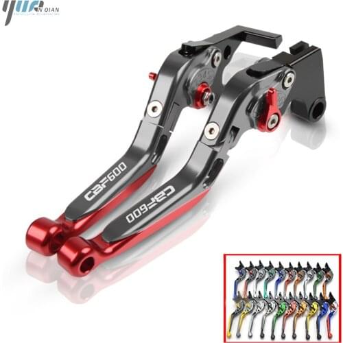 Motorcycle CNC Aluminum Extendable Adjustable Folding Brake Clutch Levers Accessories For Honda CBF 600 CBF600/SA 2006-2007