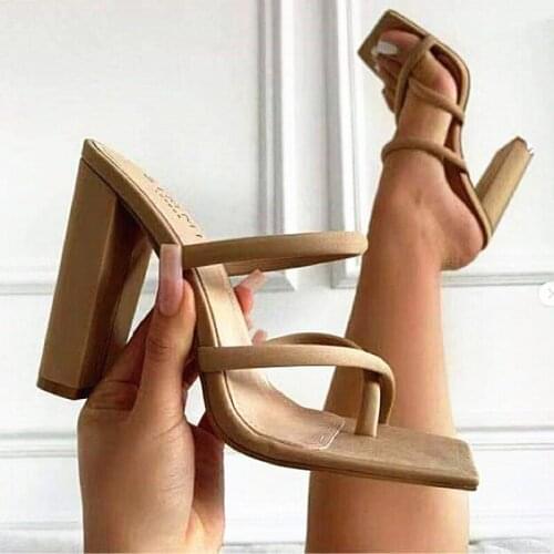 2021 Summer Gladiator Platform Pump Shoes Women Peep Toe High Heel Shoes Woman Party Wedding Shoe High Heels Pumps Chaussure