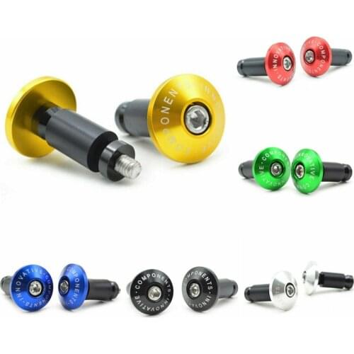 1 Pair Bicycle Grip Handlebar End Cap Aluminium Alloy Lock MTB Mountain Handlebar Grips End Plugs for Bike Handlebar Accessories