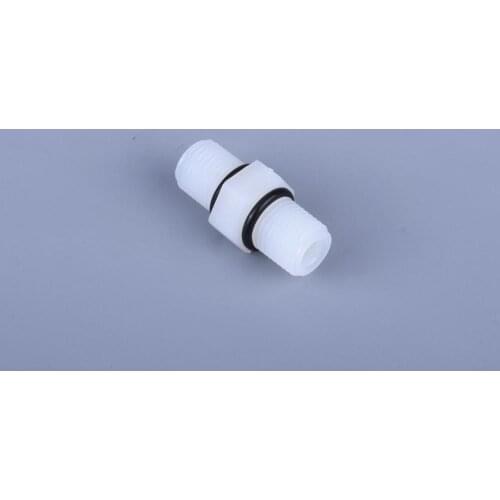 1Pcs/Lot 1/4 Thread to 1/4 Thread Nylon With Seal Ring Connector Aquarium Water Filter RO Filter Reverse Osmosis System