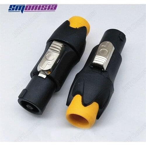 Smonisia 10pcs Environment-friendly Zinc-pin 4-pin Cannon XLR Male/Female Plug for Loudspeaker Box Stereo System