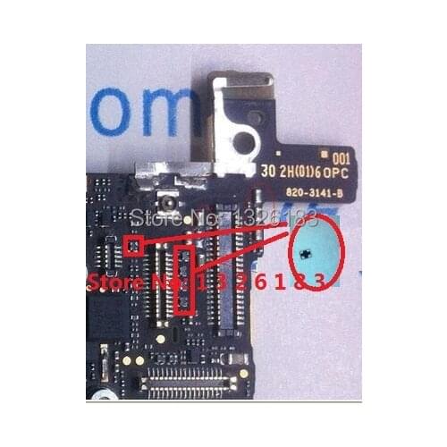 10pcs/lot square caps capacitor For iPhone 5 5G LCD image data filter coil diplexer no image L45 L42 L44 L41 L43 fix parts