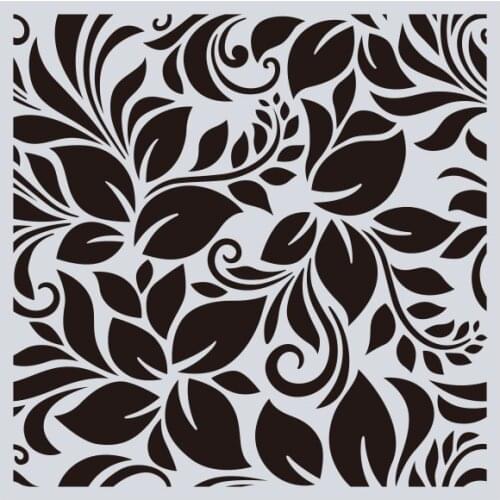 15*15 Leaves Layering Stencils Drawing Spray stencil DIY Scrapbook photo album Decorative Embossing DIY Card Crafts