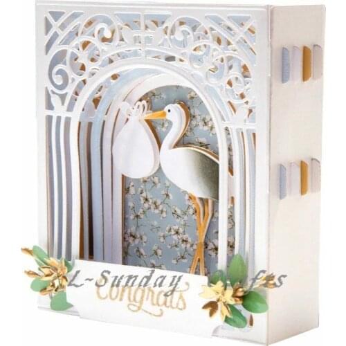 3D Frame Metal Cutting Dies Stencils Scrapbooking Embossing Paper Card Making Crafts