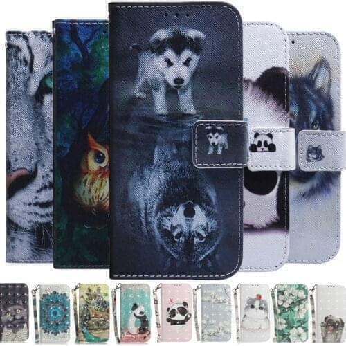 3D Animal Card Slot Wallet Case For Samsung Galaxy A32 5G Panda Dog Cat Tiger Lion Painted Book Flip Leather Phone Cover A32