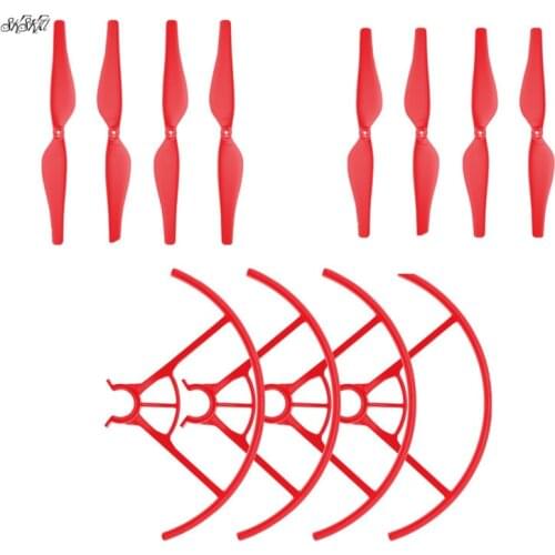4 pair Propeller Prop Blade + 2 pair propellers Protection Cover Guard for RC DJI TELLO Drone Accessories
