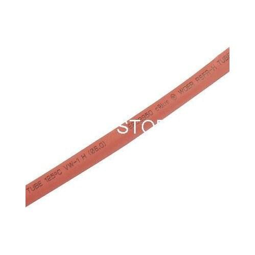 6mm 15/64" Dia Red Polyolefin Heat Shrinking Tube 2M 6.6ft